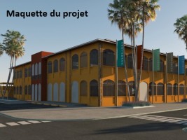 Haïti - Social : Début de la construction du marché public de Fontamara