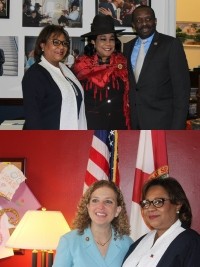 Haiti - Health : The Minister Guillaume, meets members of the US Congress