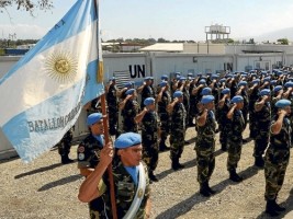 Haïti - Sécurité : Le contingent Argentin des Gonaïves, s’apprête à quitter Haïti
