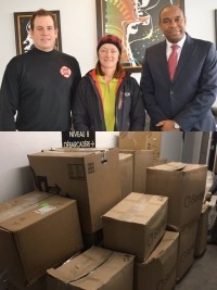 Haïti - Québec : Don de matériels des sapeurs pompiers de Granby