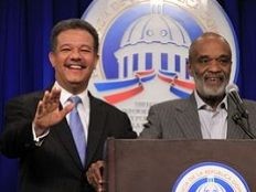 Haiti - Politic : Surprise visit of René Préval in Dominican Republic