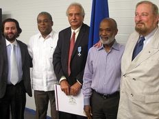 Haiti - Diplomacy : Ricardo Seitenfus ordered Knight of the Republic of Haiti