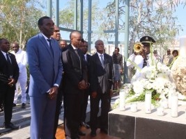Haiti - Earthquake 2010 : Ceremony of homage to the victims