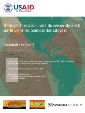 Haiti - Social : Impact  of January 12 on citizen lives and perceptions - Part I