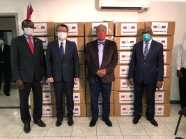 Haiti - Taiwan : A first batch of materials to fight against Covid-19 has arrived