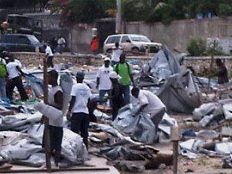 Haiti - Social : The expelled of camps of Delmas demanding justice