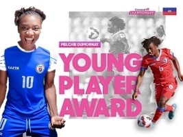 Haïti - FLASH : «Corventina» nommée meilleure joueuse du Championnat CONCACAF 2022