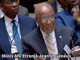Haïti - FLASH : Volte-face du Chancelier Généus au Conseil de Sécurité (Vidéo)