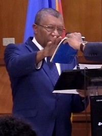 Haiti - Justice : Swearing in of the new President of the Court of Cassation (PM Speech video)