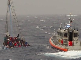Haiti - Boat-People : Perilous rescue of 198 Haitians off Rodriguez Key