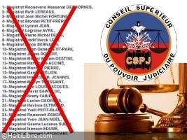 Haiti - FLASH : Vast sweep in the judicial system, 28 magistrates sidelined (list)