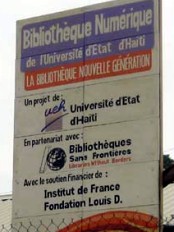 Haiti - Technology : Official opening of the first Digital Library of the UEH