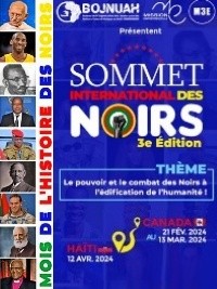 Haiti - Canada : «The power and struggle of Black people for the edification of humanity»