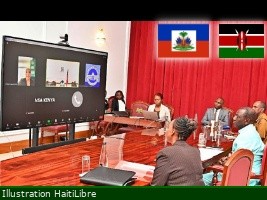 Haïti - Kénya : Le Président Edgard Leblanc Fils s’est entretenu en visioconférence avec le Président Ruto