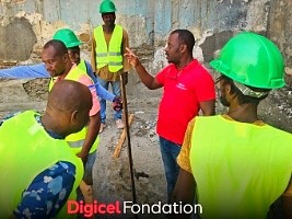 Haiti - Port-de-Paix : Reconstruction work on the Notre Dame du Perpétuel Secours Institution