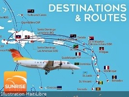 Haiti - FLASH : Sunrise Airways increases its connections to the Lesser Antilles