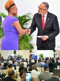 Haiti - Economy : Multi-sectoral emergency program, checks handed to 140 MSMEs