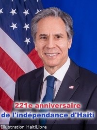 Haïti - 221e de l’indépendance : Message du Secrétaire d’État Blinken