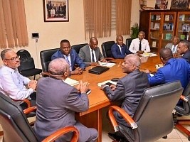 Haïti - Politique : Réunion du Premier Ministre avec les membres du CSPJ