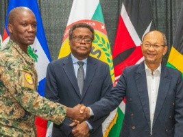 Haïti - Politique : Leslie Voltaire présente son successeur à la Mission multinationale