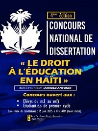Haiti - Culture : National Essay Competition, Registration Open