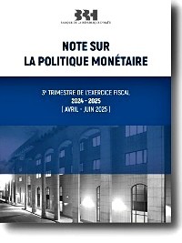 Haiti - Economy : Note on BRH monetary policy (3rd fiscal quarter)