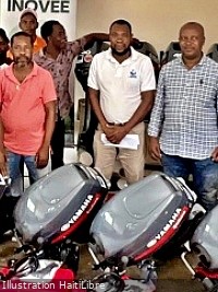 Haiti - Fishing sector : Donation of 10 Yamaha 40 HP outboard motors