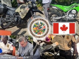 Haiti - Security : Donation of 90 Kawasaki motorcycles and logistical equipment to the PNH