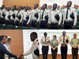 Haiti - Colombia : Specialized training concludes for 23 Haitian police officers
