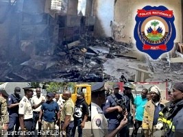 Haïti - FLASH : Incendie à la Direction Départementale de l'Ouest 1 au Champ de mars