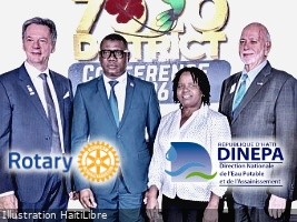 US$10 million from Rotary International (District 7020) for DINEPA in Haiti