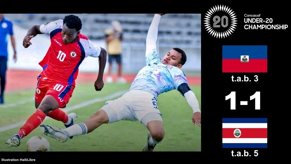 Haïti - Victoire du Costa Rica [1-1 tab 5-3], fin du rêve des Grenadiers (vidéo)