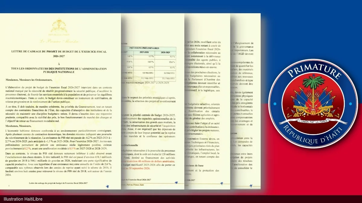 Haïti - Économie : Lettre de cadrage du budget 2026-2027