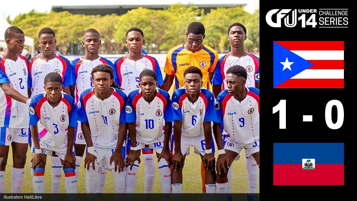 Haïti - CFU Challenge 2026 (U-14) : Les Grenadiers s’inclinent 1-0 face aux Huracáns Azul de Porto Rico (vidéo)