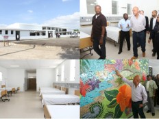 Haiti - Health : President Martelly in Mirebalais to see the progress of work of the University Hospital