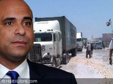 Haïti - Économie : Laurent Lamothe en visite à la frontière de Malpasse