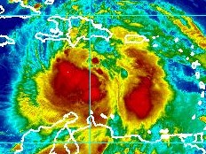 Haïti - Environnement : ISAAC à 370km de Port-au-Prince - Les banques ferment à midi