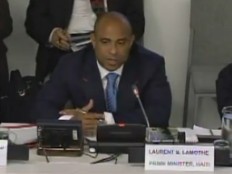 Haiti - Politic : Intervention of Prime Minister to New York on the Rule of Law
