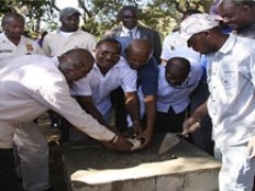 Haiti - Sports : Launch of the construction of two new sports Parks