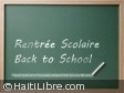 Haiti - Education : In preparation for the back to school