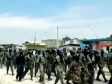 Haïti - Sécurité : Des militaires marchent dans les rues de Port-au-Prince