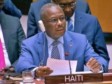 Haïti - Politique : Intervention du Chancelier haïtien au Conseil de Sécurité