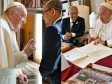 Haiti - Religion : Leslie Voltaire face to face with Pope Francis