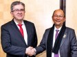 Haïti - France : Leslie Voltaire rencontre Jean-Luc Mélenchon (gauche radicale)