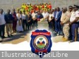 Haiti - Berquin : Laying of the foundation stone for the Departmental Directorate of the Police