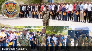 Haiti - FAd'H : 665 new Recruits begin their Military Training