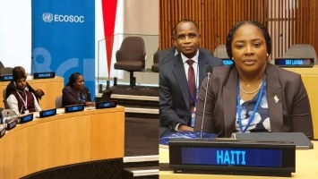Haïti - ECOSOC : La Ministre Paulemon, appelle à adapter les ODD aux réalités des pays vulnérables