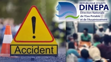 Serious traffic accident, 13 DINEPA employees hospitalized