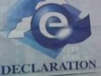 Haiti - Technology : Launch of electronic declaration system by internet