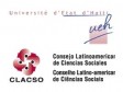 Haiti - NOTICE : Extension of pre-registration for the master program UEH/CLACSO